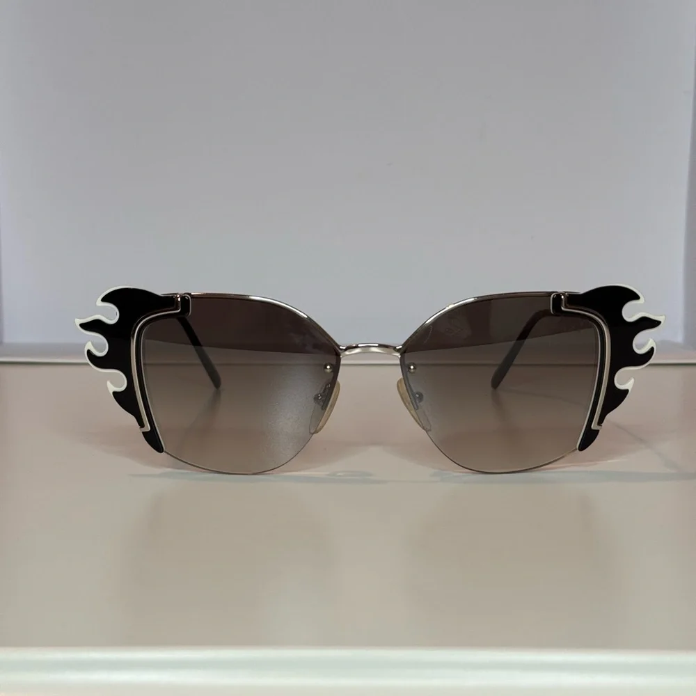 Prada Flames Cat-Eye Sunglasses - Picture 1 of 8